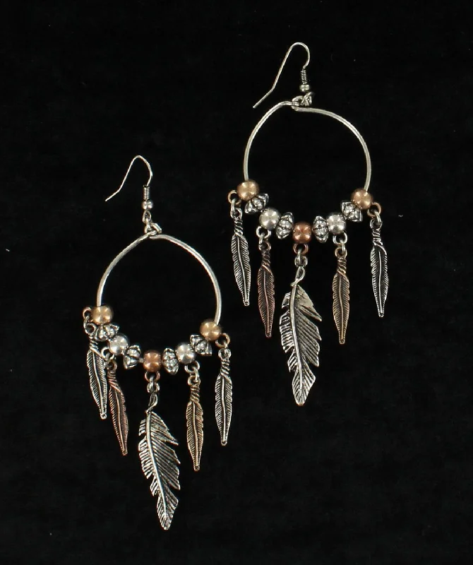 Nickel Free Drop Earrings for Safety -Blazin' Roxx Earrings #30754