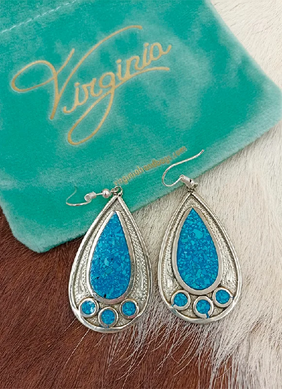 Drop Earrings for Graduation Day -Austin Earrings with stones, costumize yours. (Ships in 4 to 8 weeks)