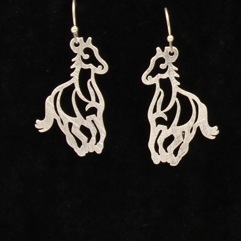 Drop Earrings for Birthday Celebration -Silver Strike Earrings #D460012836