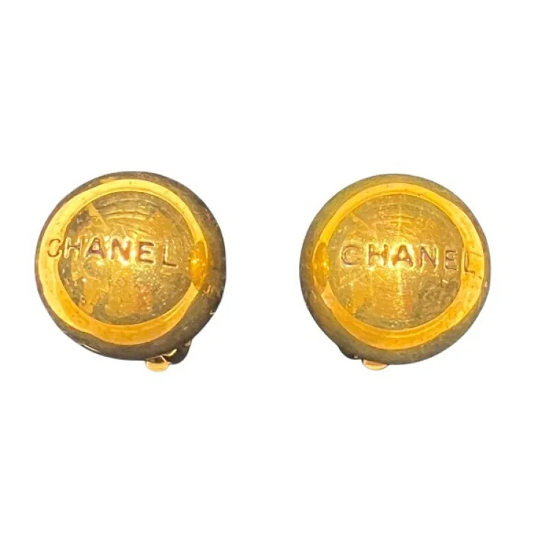 Gold Drop Earrings for Women -Chanel   Plating Clip Earrings (Pre-Owned)