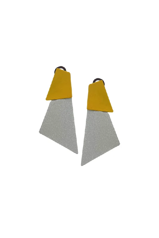 Drop Earrings for Fitness Activities -Shapes Clip On Earrings By Character Jewels