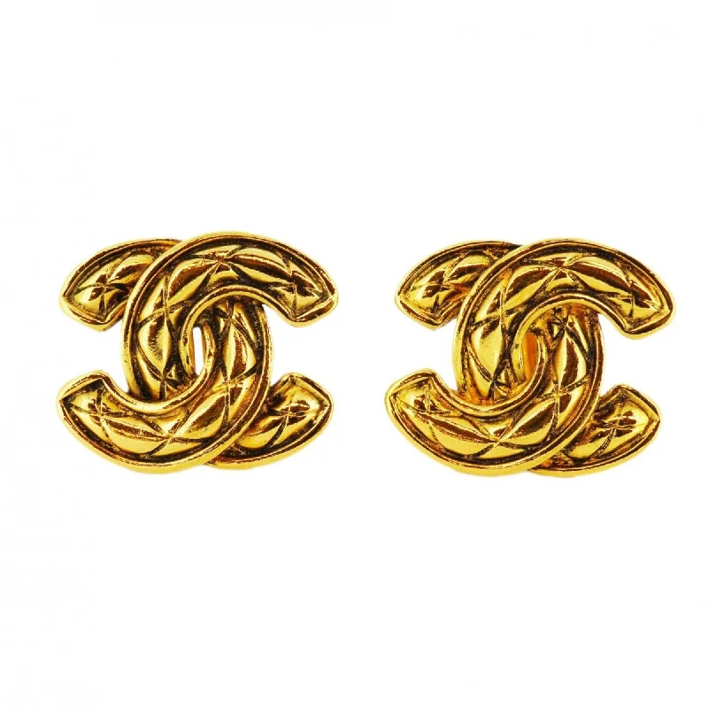 Drop Earrings with Star Motifs -Chanel   Plating Clip Earrings (Pre-Owned)