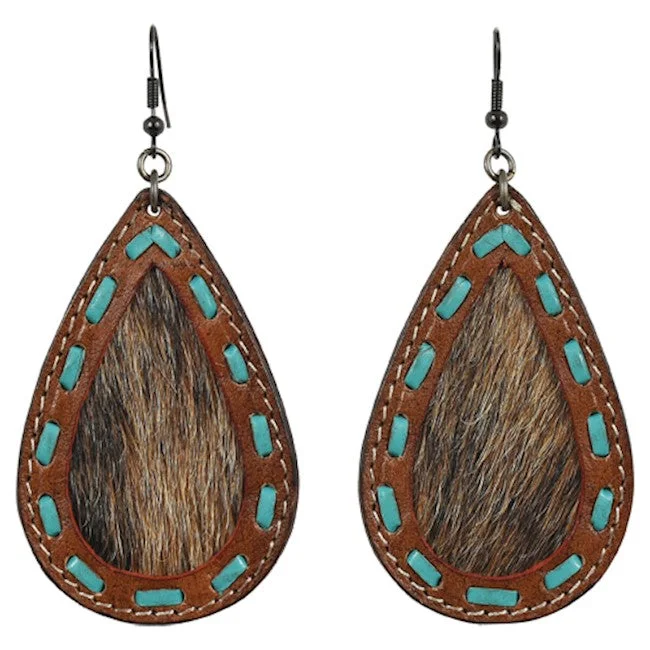 Drop Earrings with Filigree Work -Justin Earrings #23036EJ2