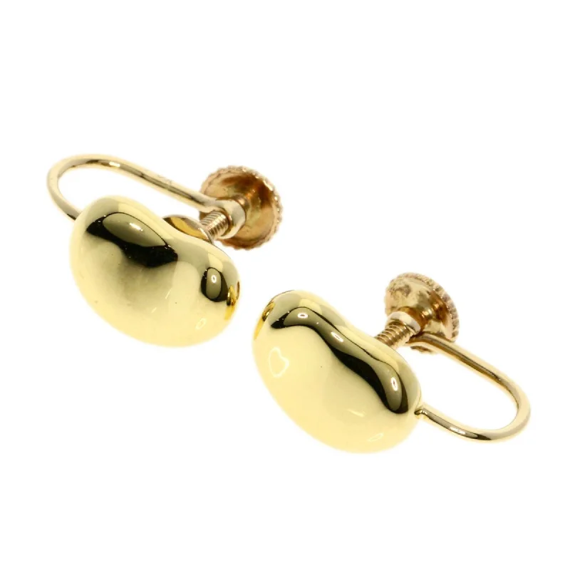 Drop Earrings for Prom Night -Tiffany Bean yellow  (14K) Clip Earrings (Pre-Owned)