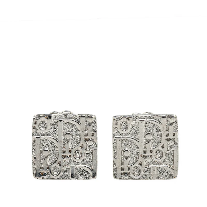 Magnetic Closure Drop Earrings for Easy -Dior Trotter Metal Earrings