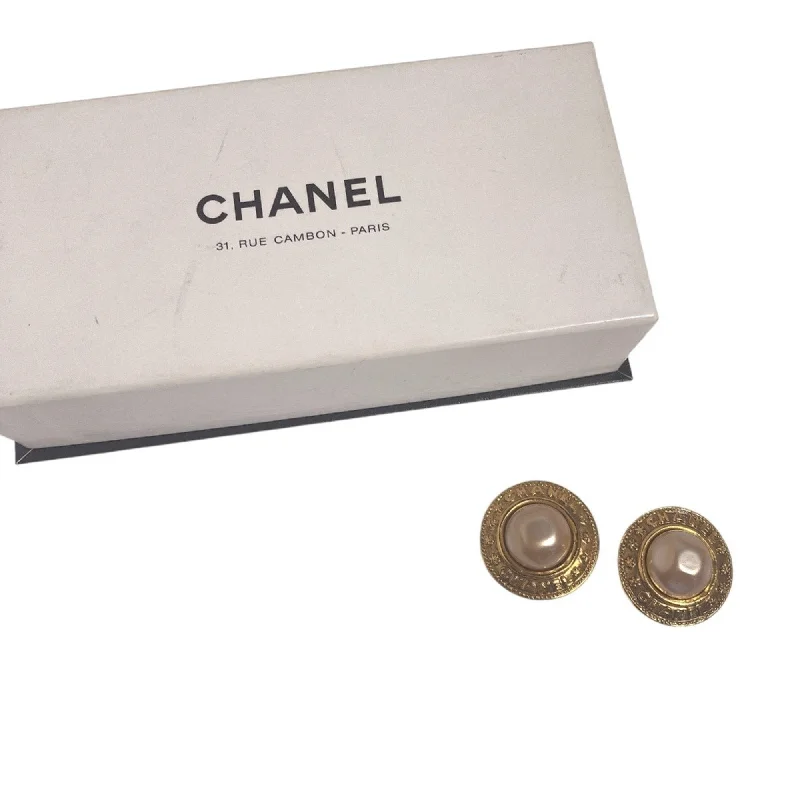 Nickel Free Drop Earrings for Safety -Chanel   Plating Clip Earrings (Pre-Owned)