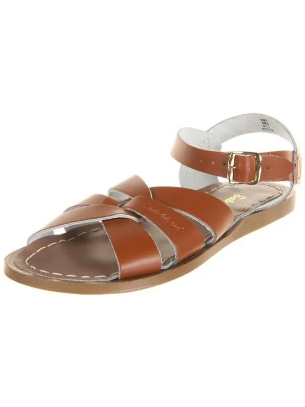 Stylish sandals for women with platform soles and trendy ankle straps-800 Original Girls Leather Youth Flat Sandals