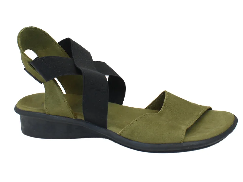 Comfortable sandals for women with wide fit options and soft cushioning for feet-Arche Sandals Satia Matcha