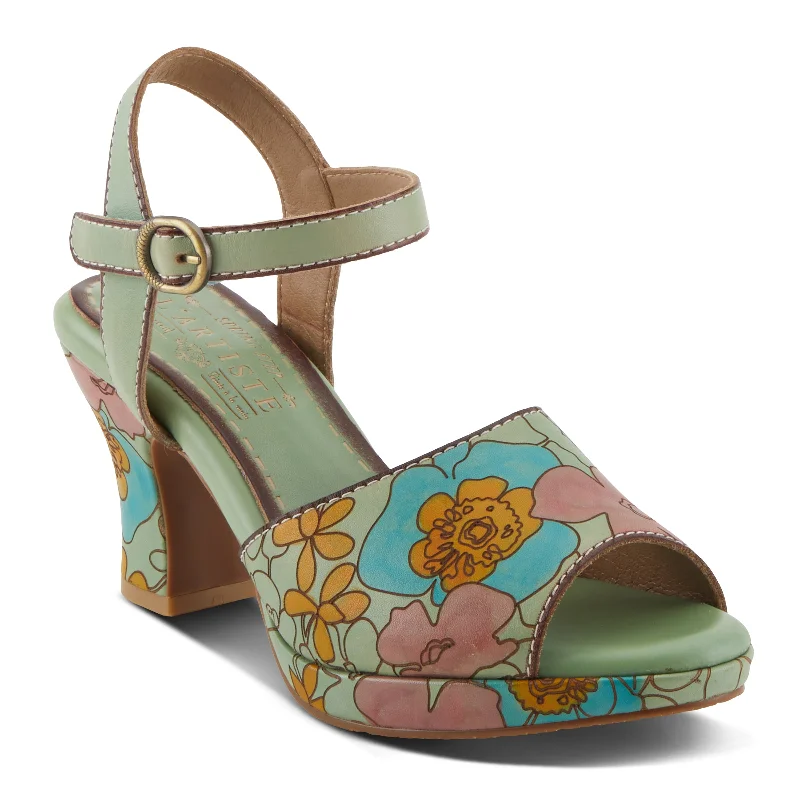 Comfortable sandals for women with elastic straps and lightweight construction for ease-L'ARTISTE CAMRYN SANDALS