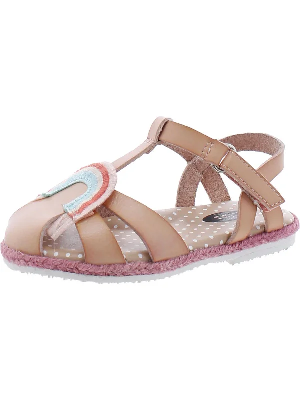 Casual sandals for women with cork footbed and crisscross strap design for style-Chase Rainbows Girls Toddler Rainbow Sandals