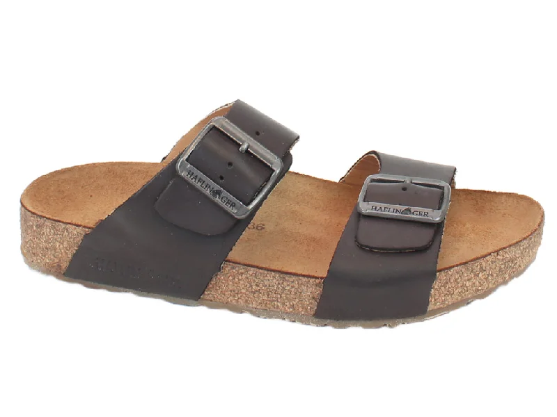 Casual sandals for women with arch support and lightweight construction-Haflinger Sandals Andrea Brown