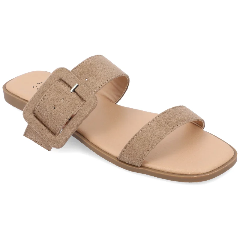 Stylish sandals for men with sporty design and adjustable straps for custom fit-Journee Collection Women's Tru Comfort Foam Kerris Sandals