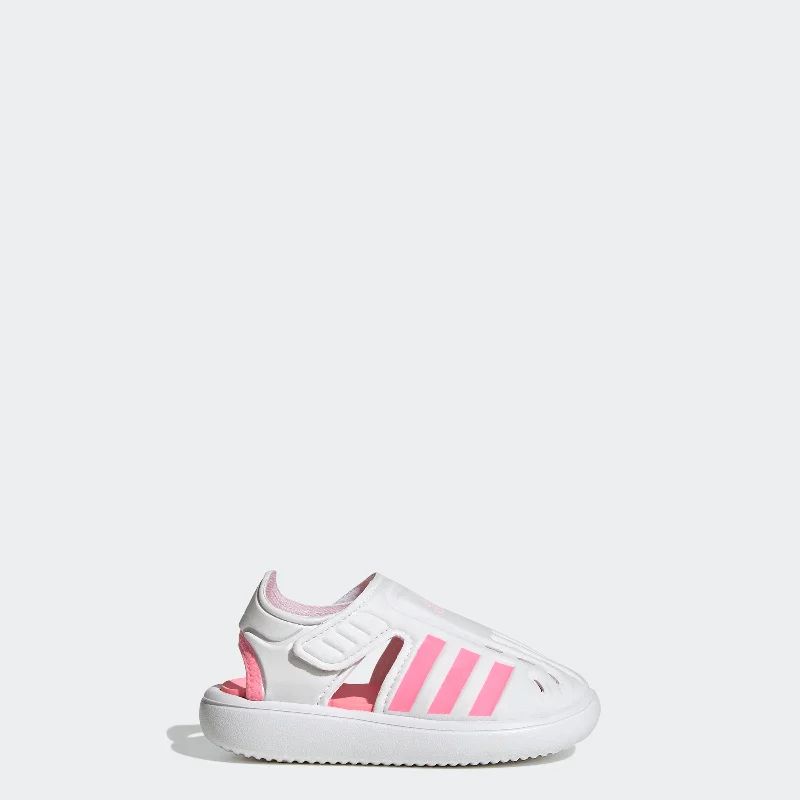 Casual sandals for women with flat soles and adjustable straps for easy wear-Kids' adidas Closed-Toe Summer Water Sandals