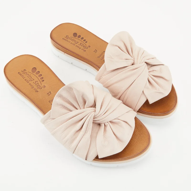 Trendy sandals for women with platform soles and stylish open-toe design for fashion-SPRING STEP LAVONA SLIDE SANDALS