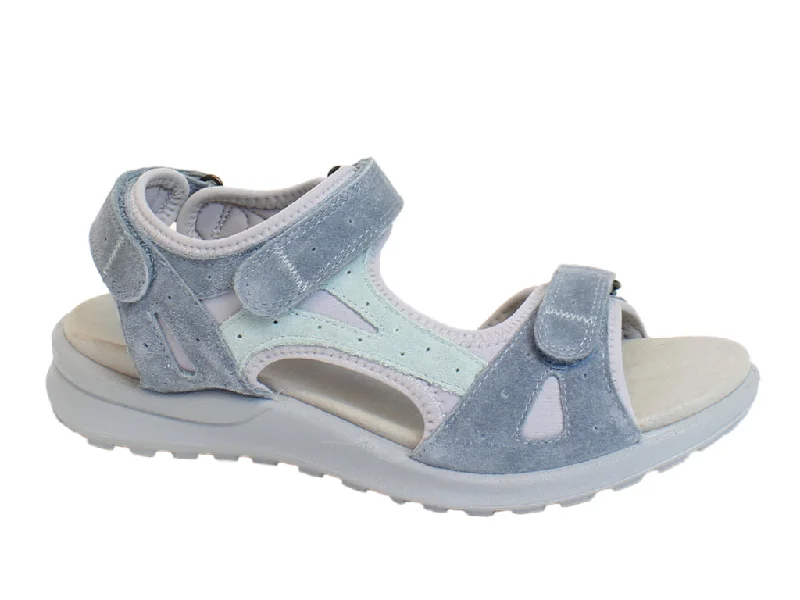 Beach sandals for women with flip-flop style and waterproof construction for comfort-Legero Sandals Siris Aria