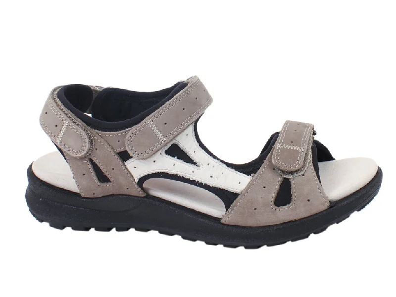 Stylish sandals for men with sporty design and cushioned footbed for maximum comfort-Legero Sandals Siris Taupe