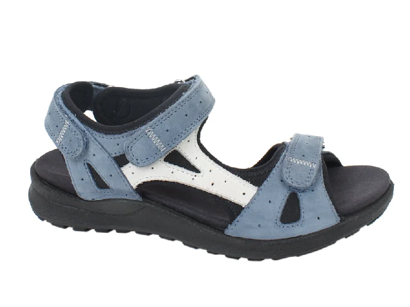 Casual sandals for women with flat soles and adjustable straps for easy wear-Legero Sandals Siris Indaco