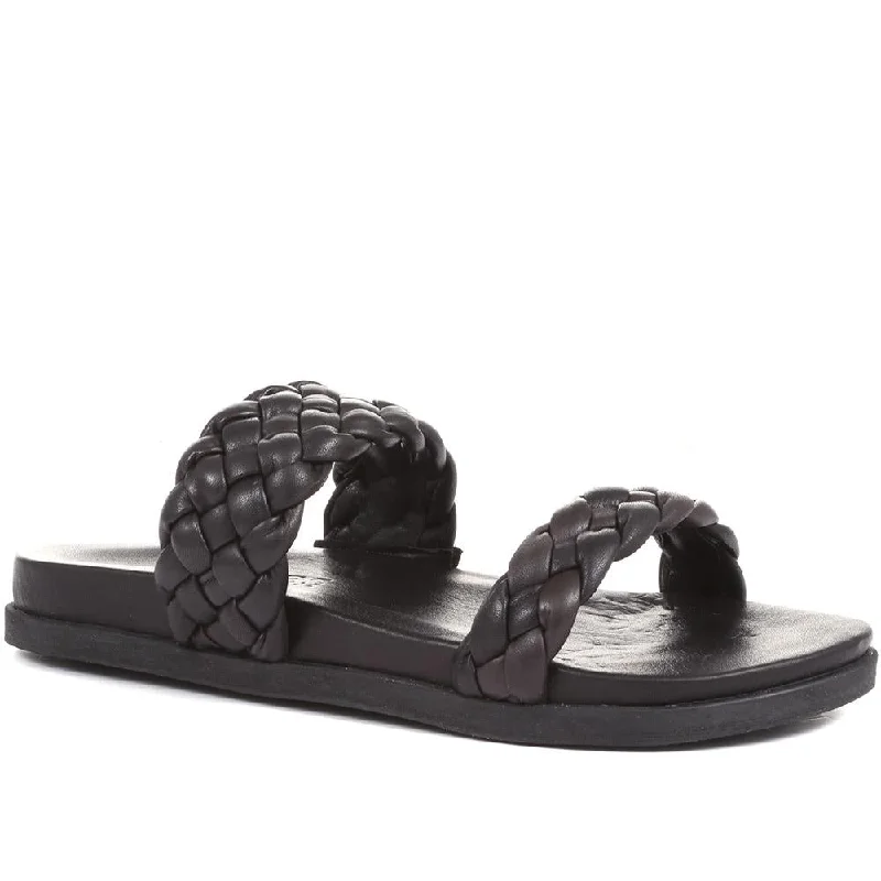 Boho-inspired sandals for women with braided straps and earthy tones-Madeira Braided Platform Sandals - MADEIRA / 322 572