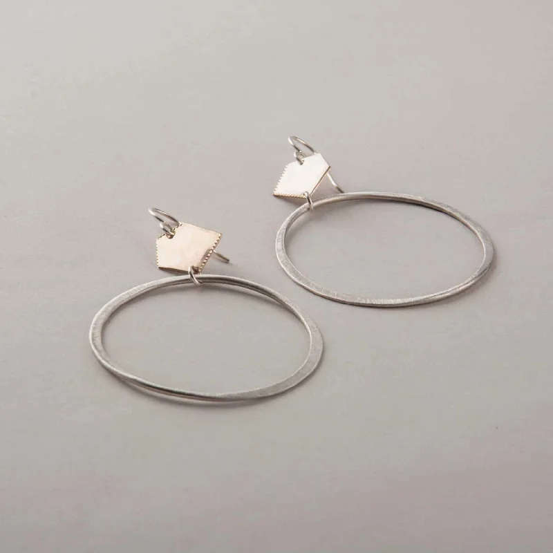 Best hoop earrings with gold-plated finishes for an affordable luxury vibe-FORWARD MIXED HOOP