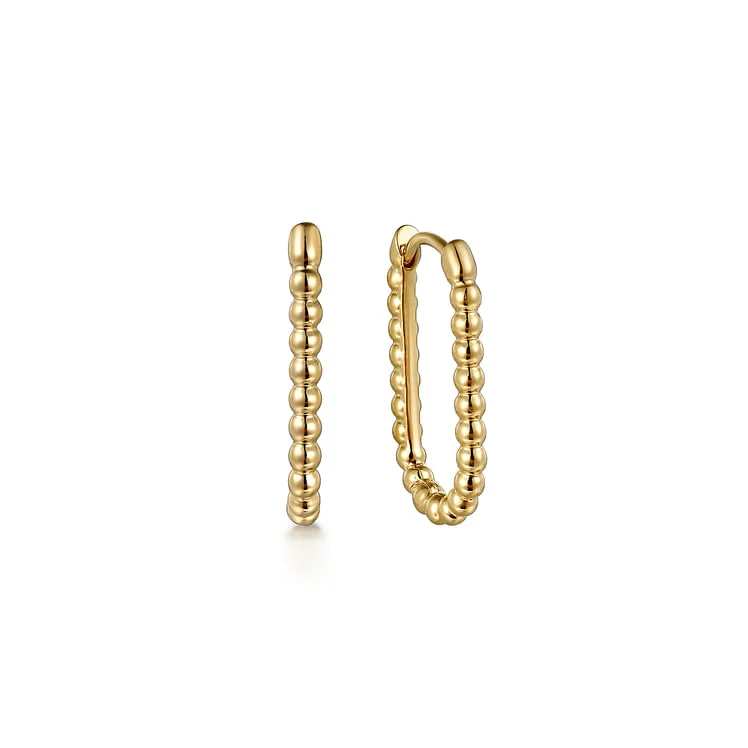 Best hoop earrings with minimal embellishments for a sleek and modern look-Gabriel & Co Elongated Hoop Earrings