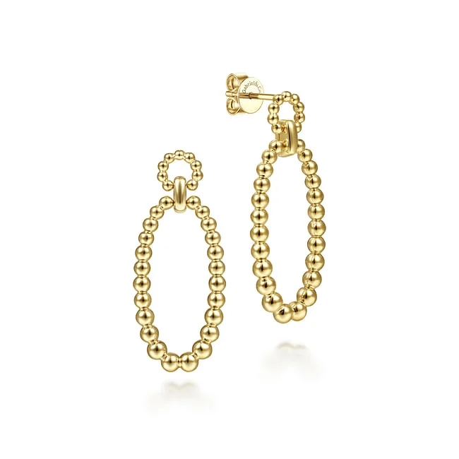 Best hoop earrings with custom designs for a personalized, unique accessory-Gabriel & Co. Yellow Bujukan Earrings