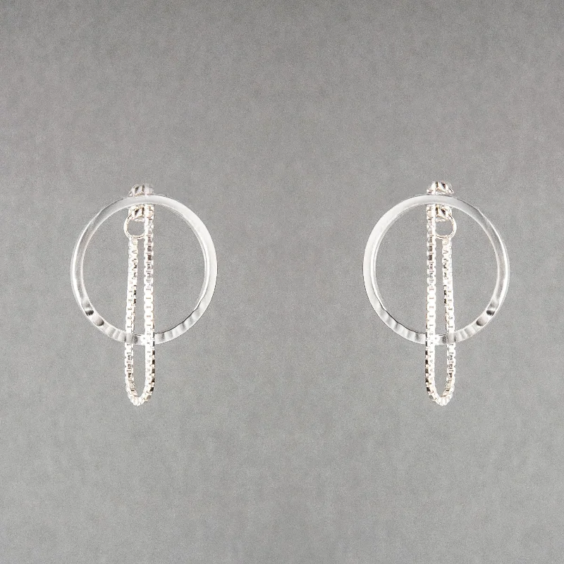 Best hoop earrings with hammered gold for a rustic yet elegant look-SUNDIAL EARRING