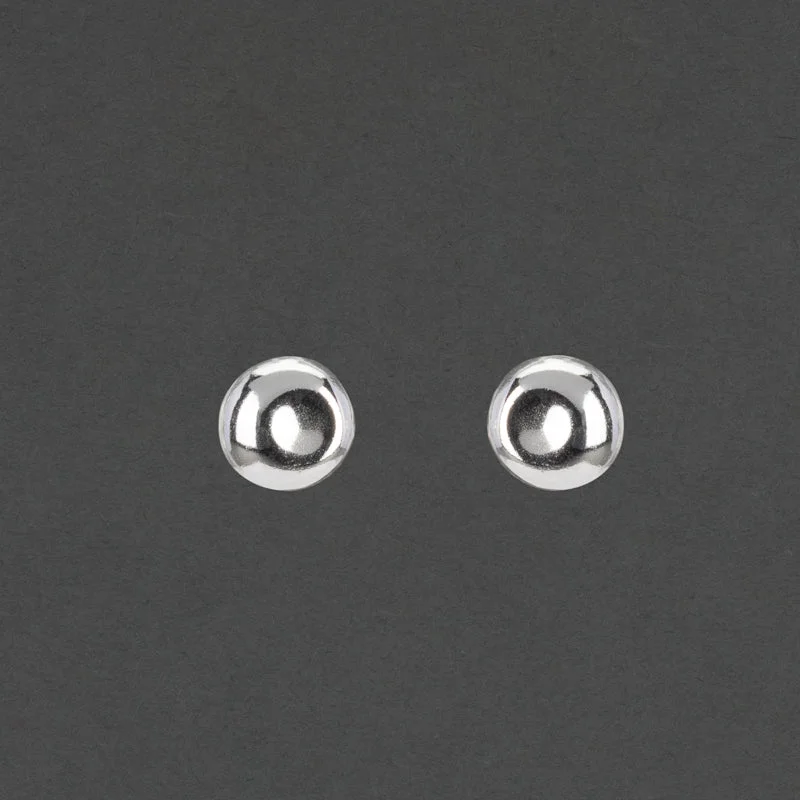 Best hoop earrings with geometric cuts for a sharp, modern appeal-ZAHA SILVER STUD