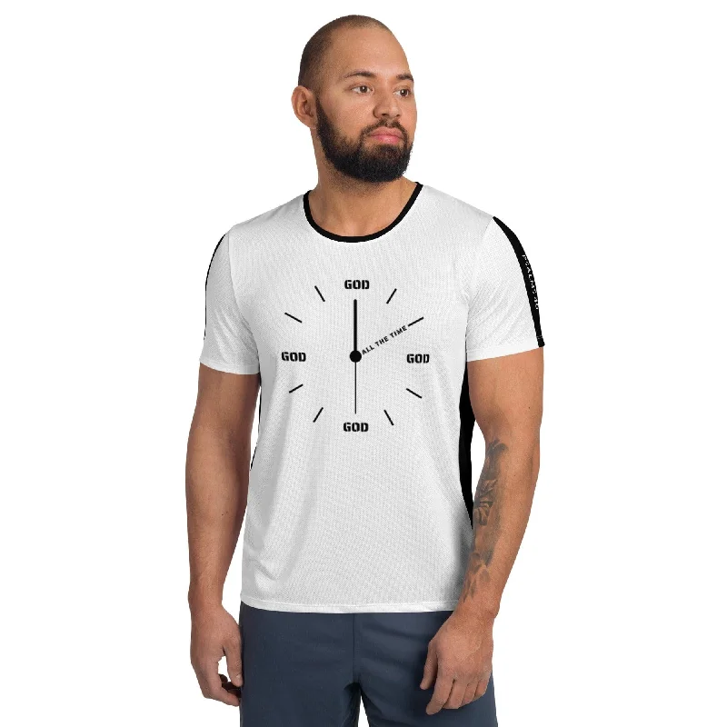 Necklaces and pendants with abstract shapes for a modern, creative appearance-Uniquely You Men's Athletic Shirt MaxDri / GOD is Good All The Time