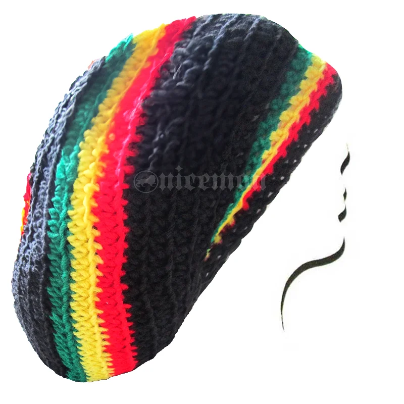 Black w/Rasta Colors XL