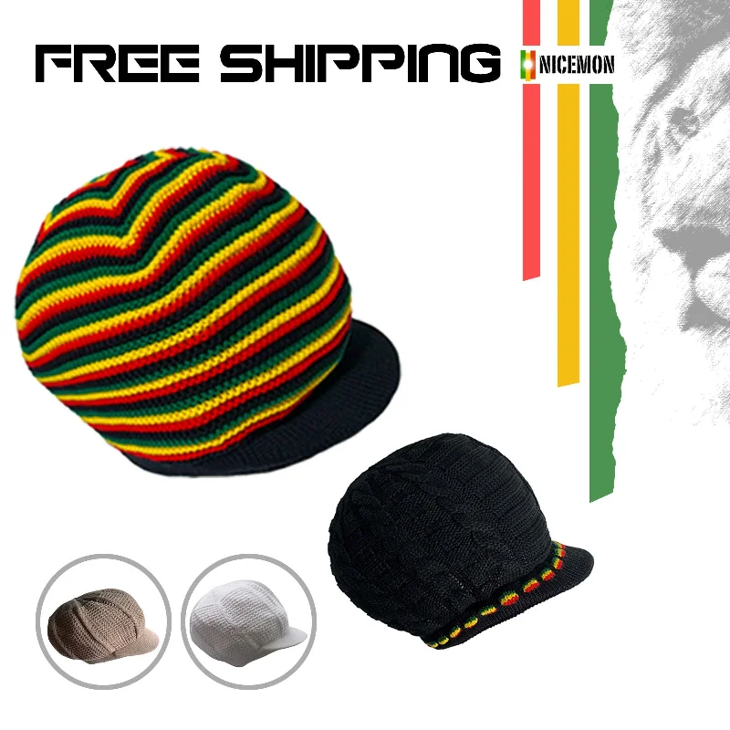 Best necklaces and pendants with vintage coin pendants for a unique accessory-Irie Bless One Love Cap Hat Rasta Rastafari Jamaica Reggae Marley Caps S/M Fit