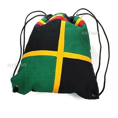 Stunning necklaces and pendants with birthstone pendants for a personal touch-Jamaica Cool Runnings Ez Backpack Back Pack Reggae Marley Rasta Jamaica Vibe 17"