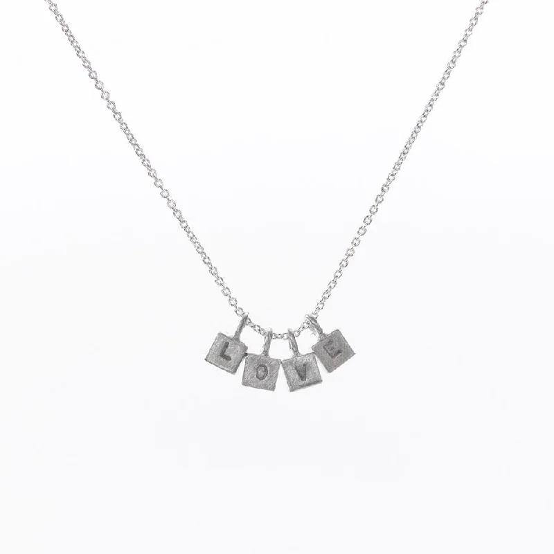 Simple necklaces and pendants with tiny charms for a delicate and casual vibe-Love Cube Necklace