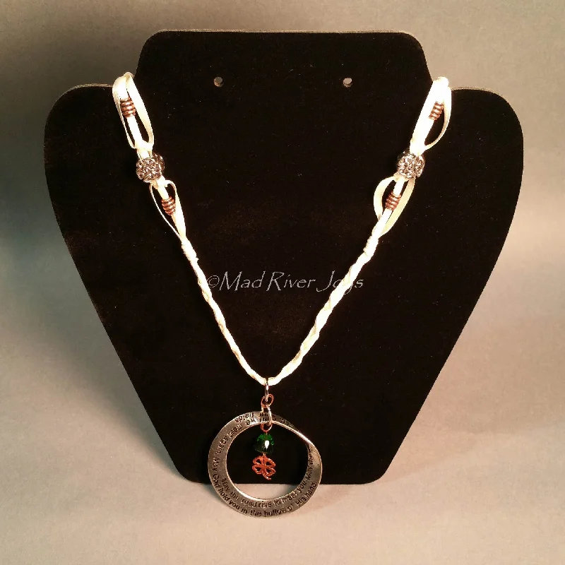 Stunning necklaces and pendants with birthstone pendants for a personal touch-Necklace--Lucky Blessing